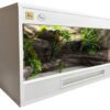 Terrarium 100x50x50 Płyta Meblowa Dąb Craft Oprawa E27 Led