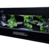 Terrarium 80x40x40 Mata Grzewcza/Led Czarna