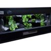 Terrarium 80x40x40 Mata Grzewcza/Led Czarna - Image 4