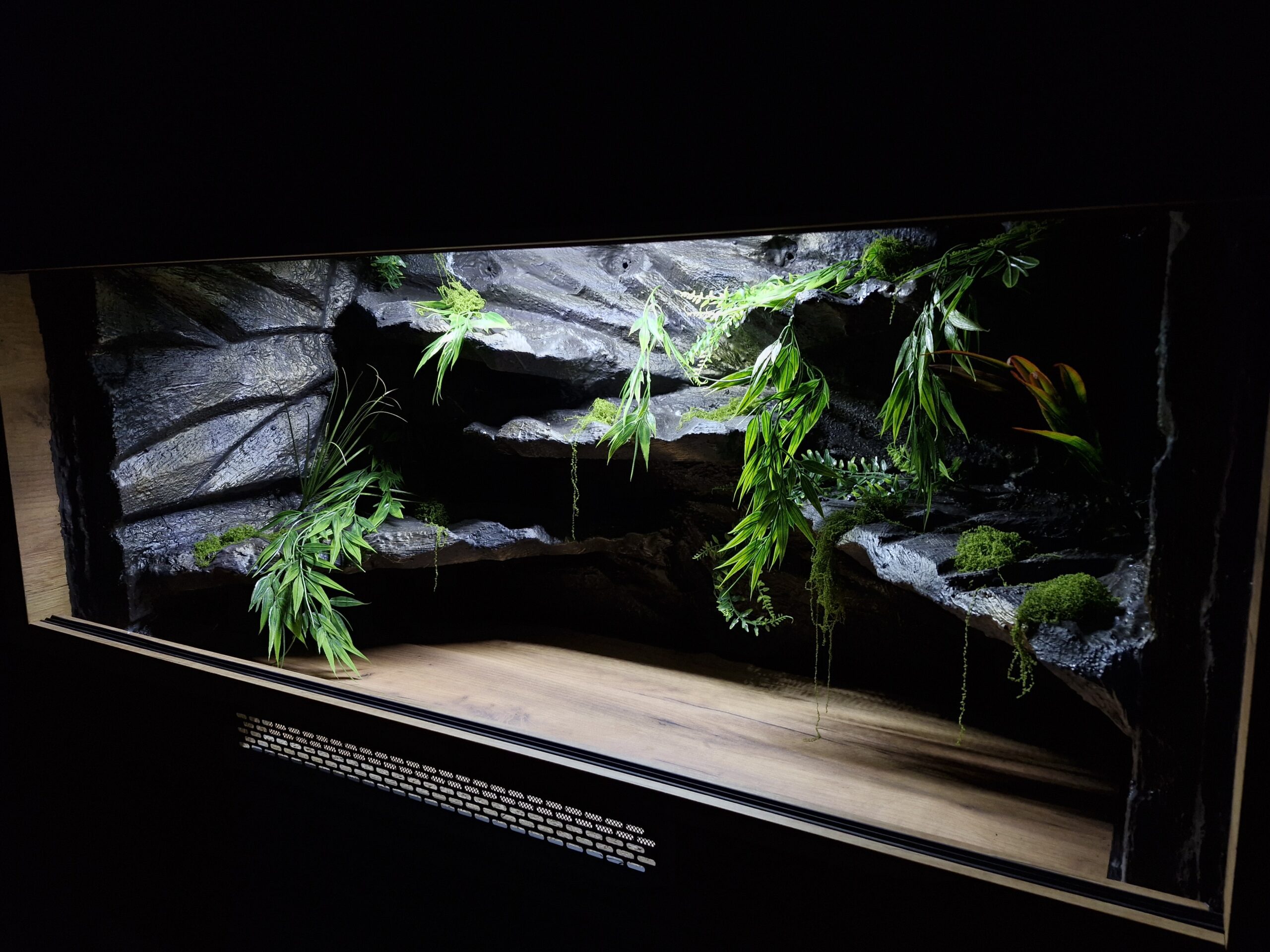 Terrarium 120x60x60 E27 Agama Brodata Płyta Meblowa Dąb Craft E27 LED Personalizacja - Image 5