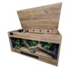 Terrarium 120×60×60 Podwójny Sufit Oprawa t5 Oprawa e27 Led Agama Brodata Wąż Dąb Craft Termostat DZIEŃ/NOC - obrazek 5
