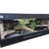 Terrarium 120x50x50 Czarne Mata Grzewcza Zestaw WĄŻ PERSONALIZACJA