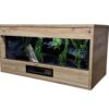 Terrarium 80x40x40 Mata Grzewcza/Led Płyta Meblowa Wystrój
