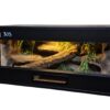 Terrarium 80x40x40 Mata Grzewcza/Led Płyta Meblowa Wystrój - obrazek 2