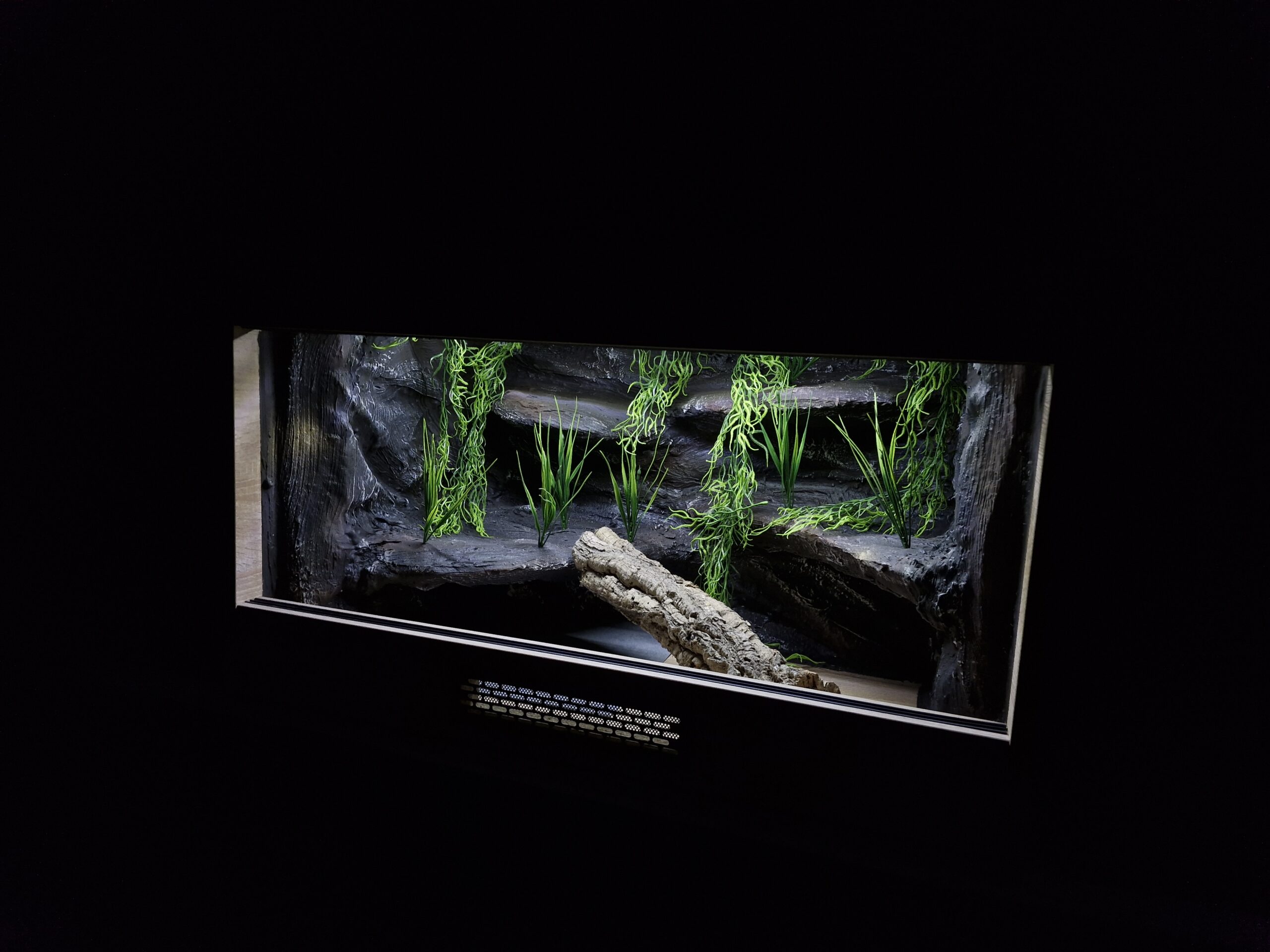 Terrarium 80x50x50 Płyta meblowa i mata grzewcza dąb sonoma - obrazek 5