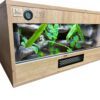 Terrarium 80x40x40 Mata Grzewcza/Led Płyta Meblowa Wystrój Czaszka - obrazek 2