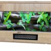 Terrarium 80x40x40 Mata Grzewcza/Led Płyta Meblowa Wystrój Czaszka - obrazek 5