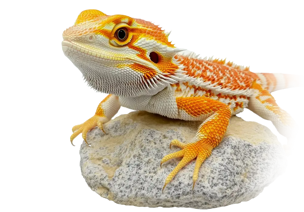 Agama brodata w terrarium GadziLandia