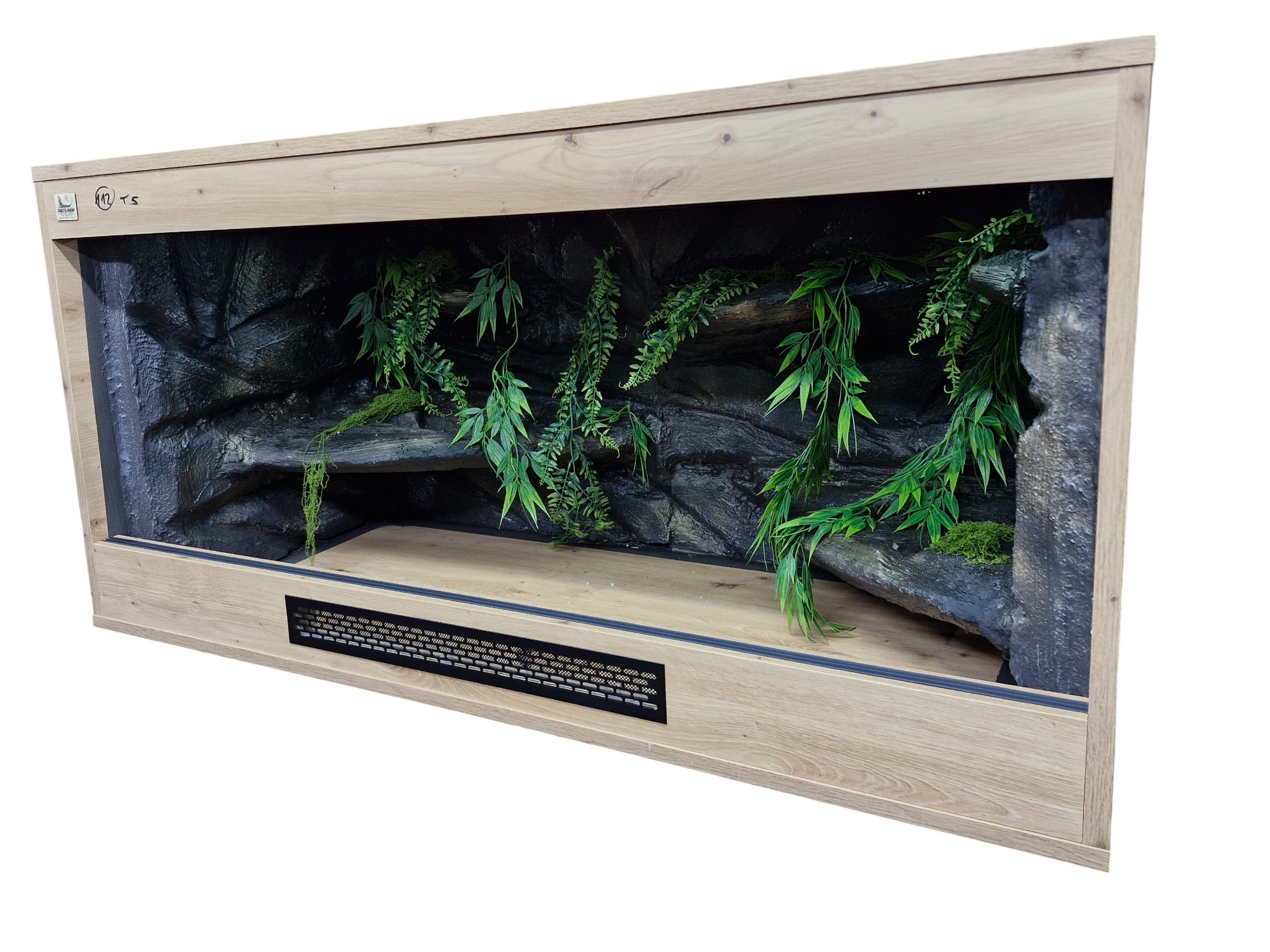 Terrarium 120x60x60 Agama Brodata T5 Dąb Artisan Płyta Meblowa