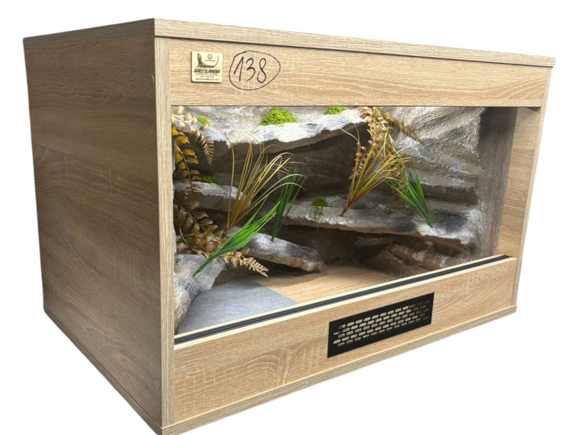 Terrarium 80x50x50 Płyta Meblowa Mata Grzewcza