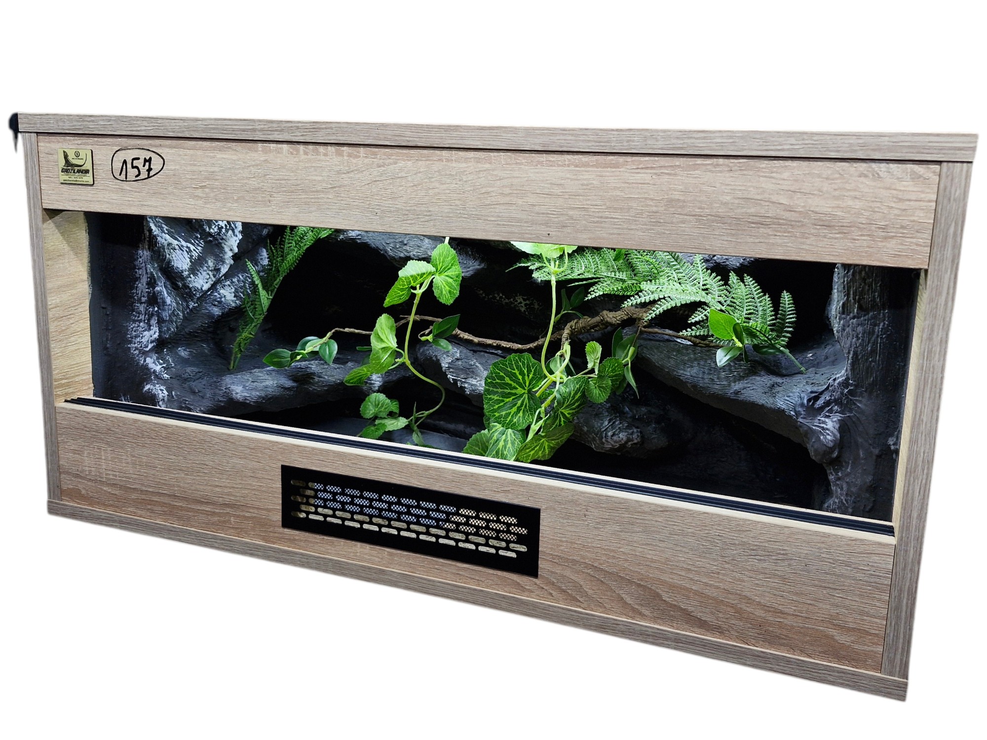 Terrarium 80x40x40 Mata Grzewcza/Led - obrazek 2