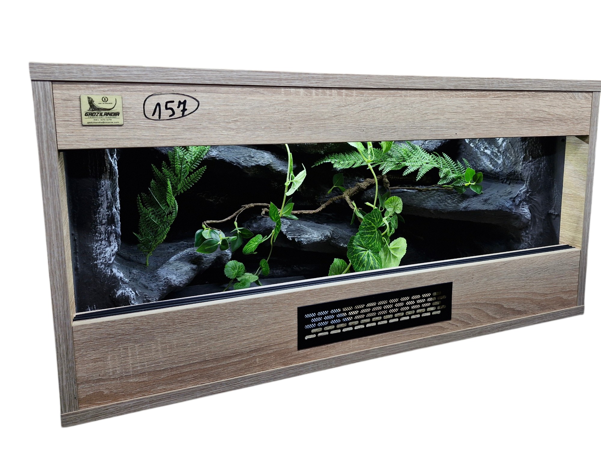 Terrarium 80x40x40 Mata Grzewcza/Led