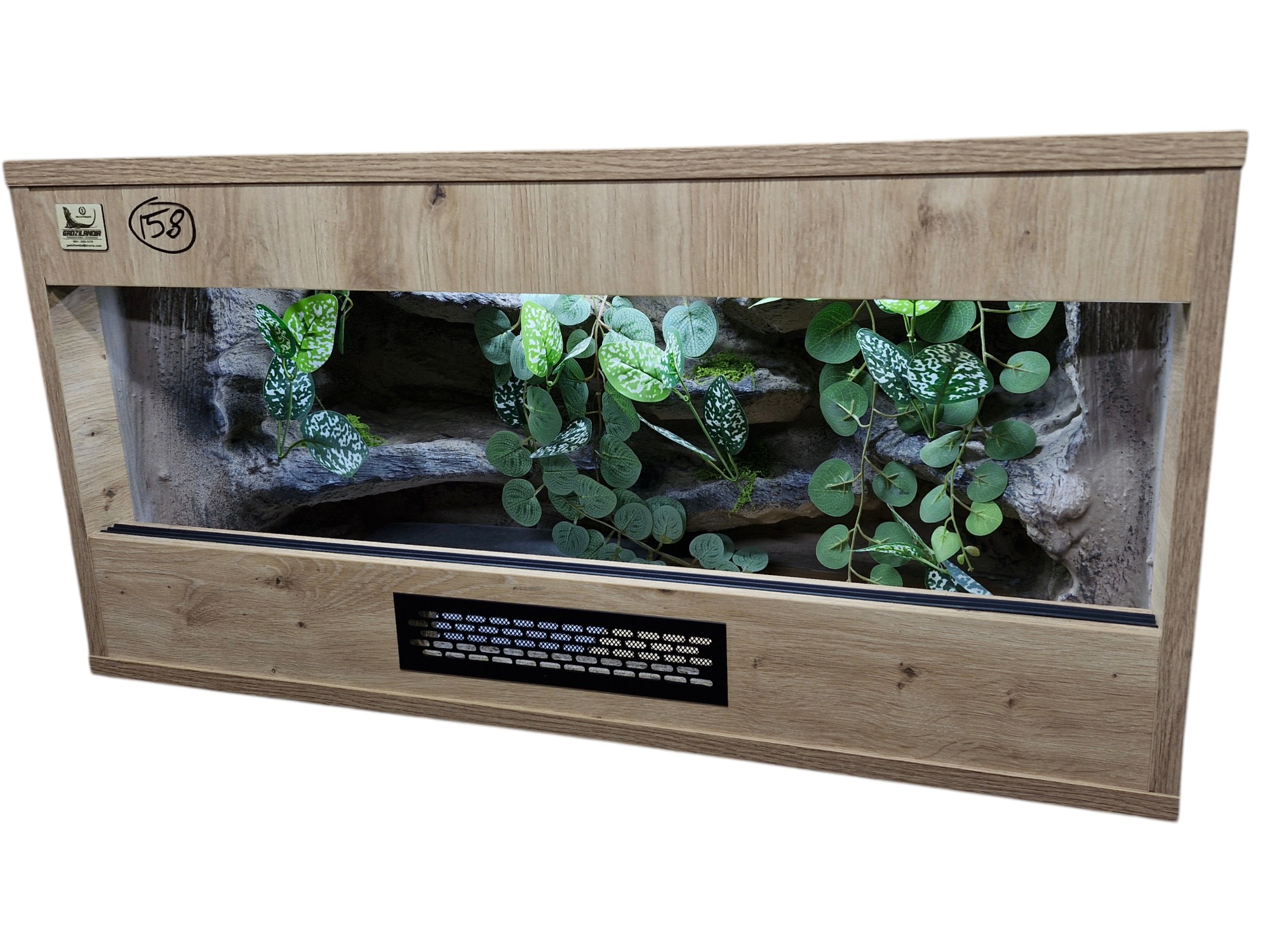Terrarium 80x40x40 Mata Grzewcza/Led - obrazek 2