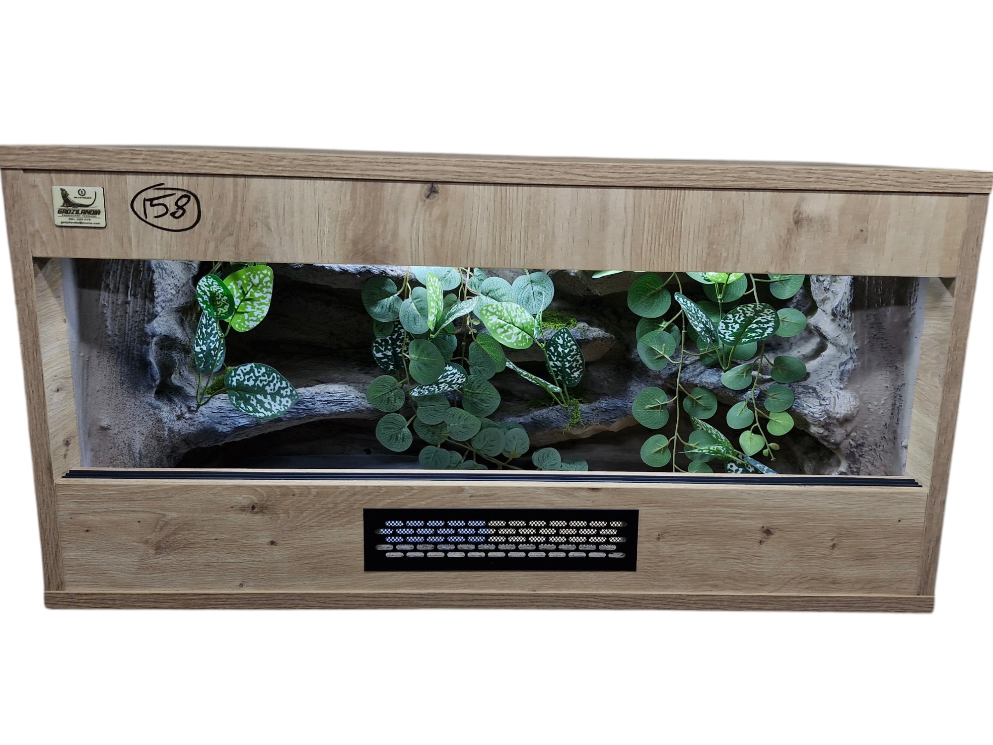 Terrarium 80x40x40 Mata Grzewcza/Led - obrazek 3