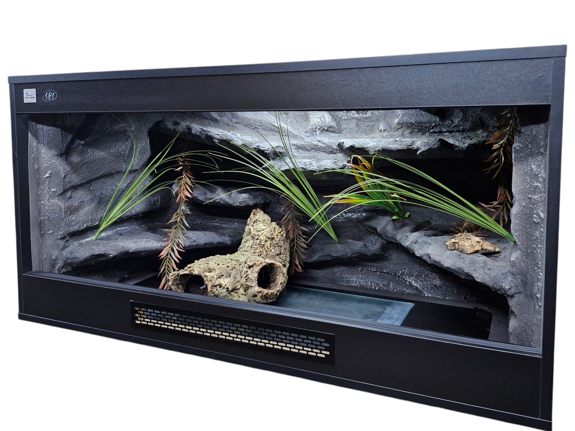 Terrarium 120x60x60 E27 Agama Brodata Płyta Meblowa ! CZARNE ! - Image 2