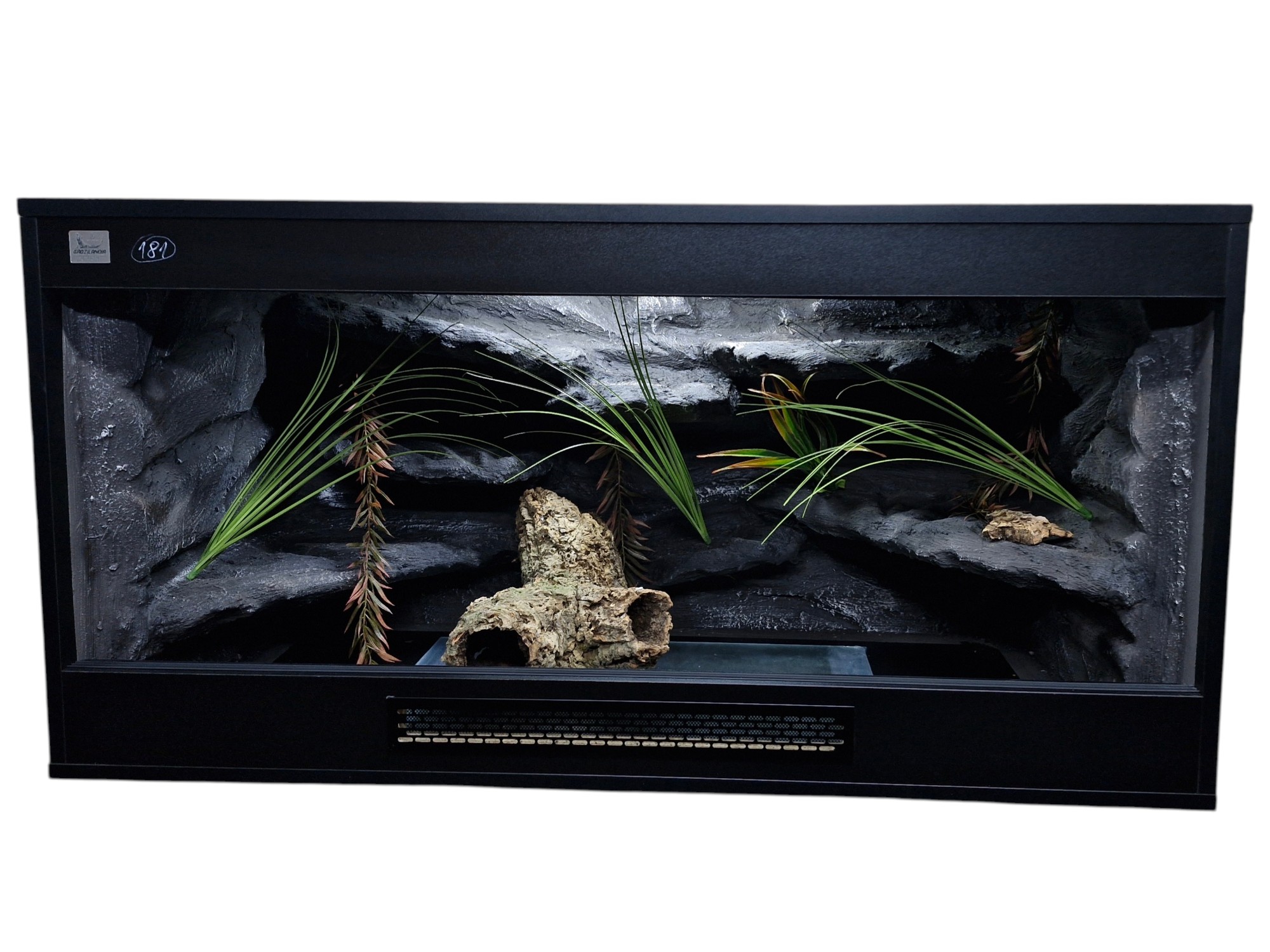 Terrarium 120x60x60 E27 Agama Brodata Płyta Meblowa ! CZARNE ! - Image 3