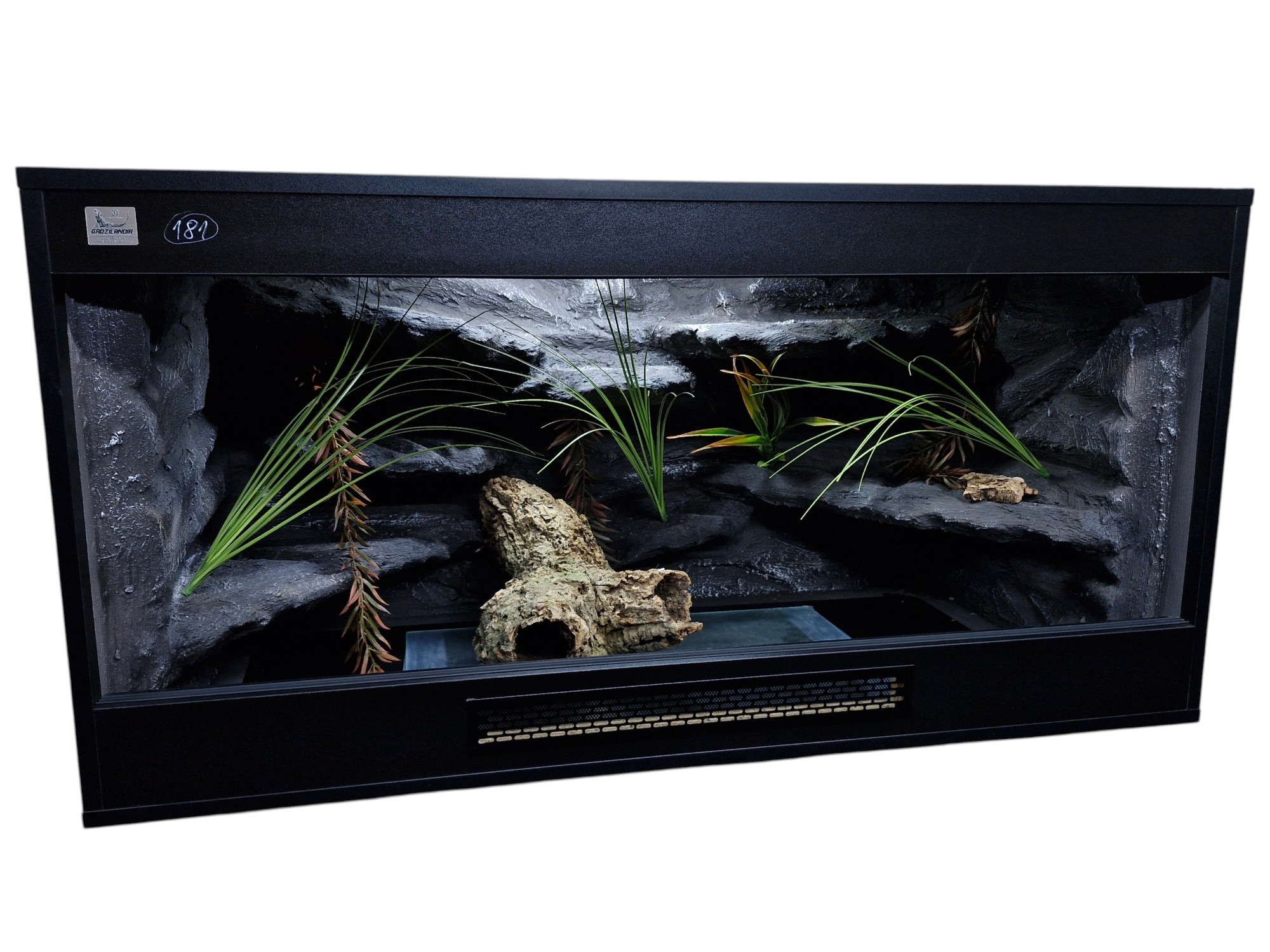Terrarium 120x60x60 E27 Agama Brodata Płyta Meblowa ! CZARNE !
