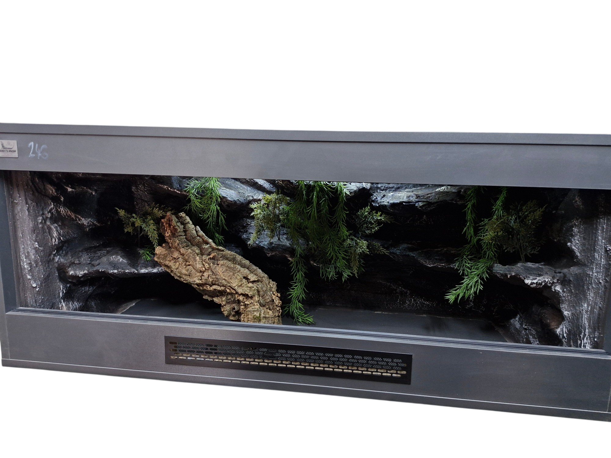 Terrarium 120x50x50 Dąb Craft Oprawy e27 Wąż/Gekon/Agama - Image 3