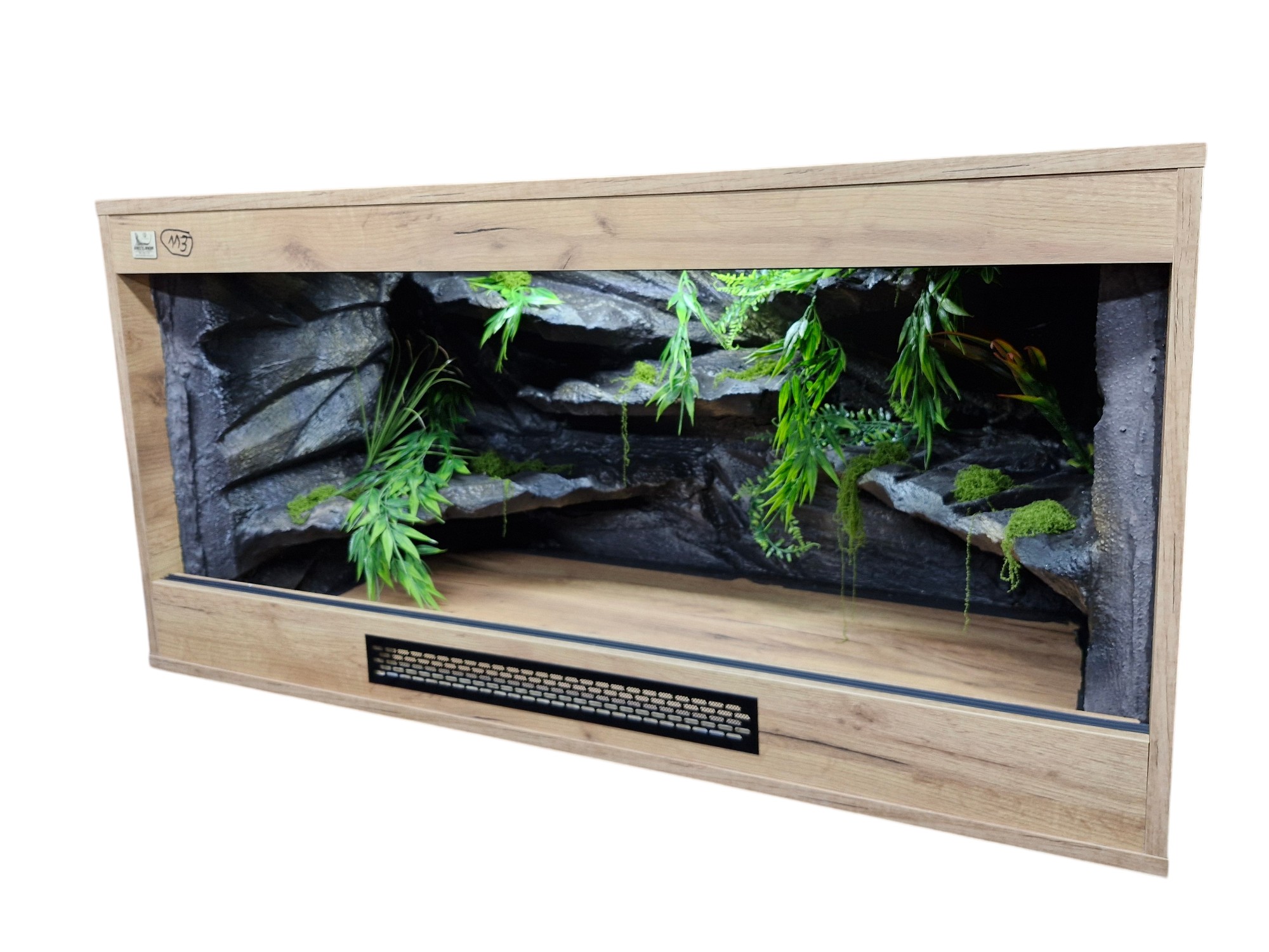 Terrarium 120x60x60 E27 Agama Brodata Płyta Meblowa Dąb Craft E27 LED Personalizacja - Image 2