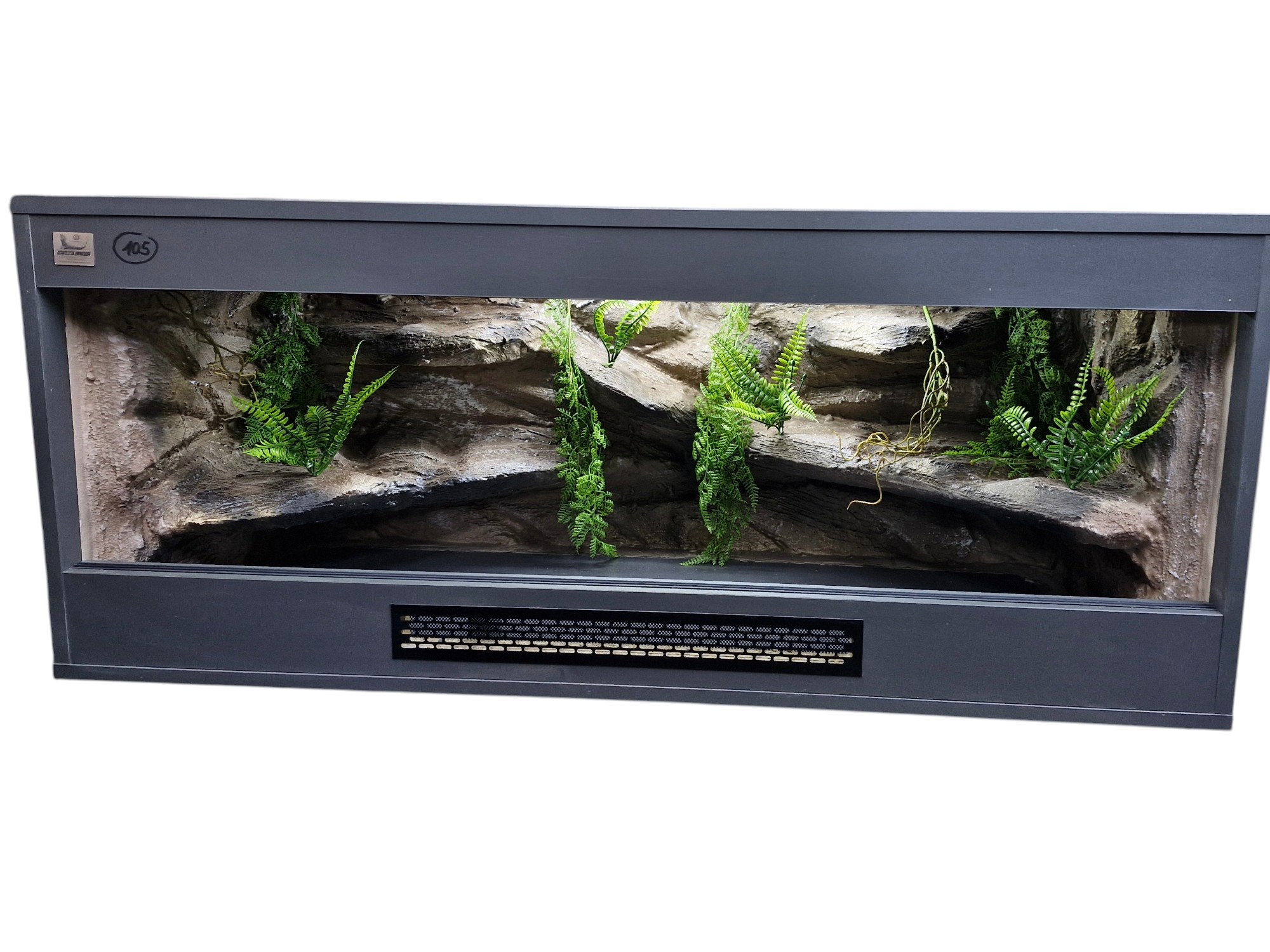 Terrarium 120x50x50 Antracyt Oprawy e27 Wąż/Gekon/Agama - Image 3