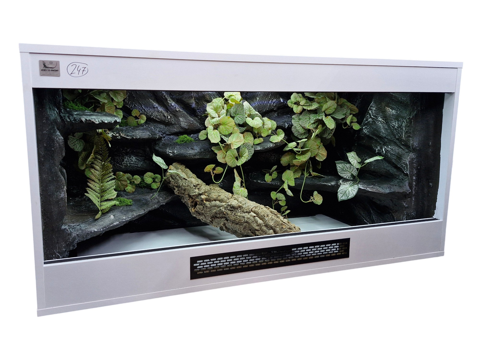 Terrarium 120x60x60 Agama Brodata T5 Biała Płyta Meblowa Led - Image 2