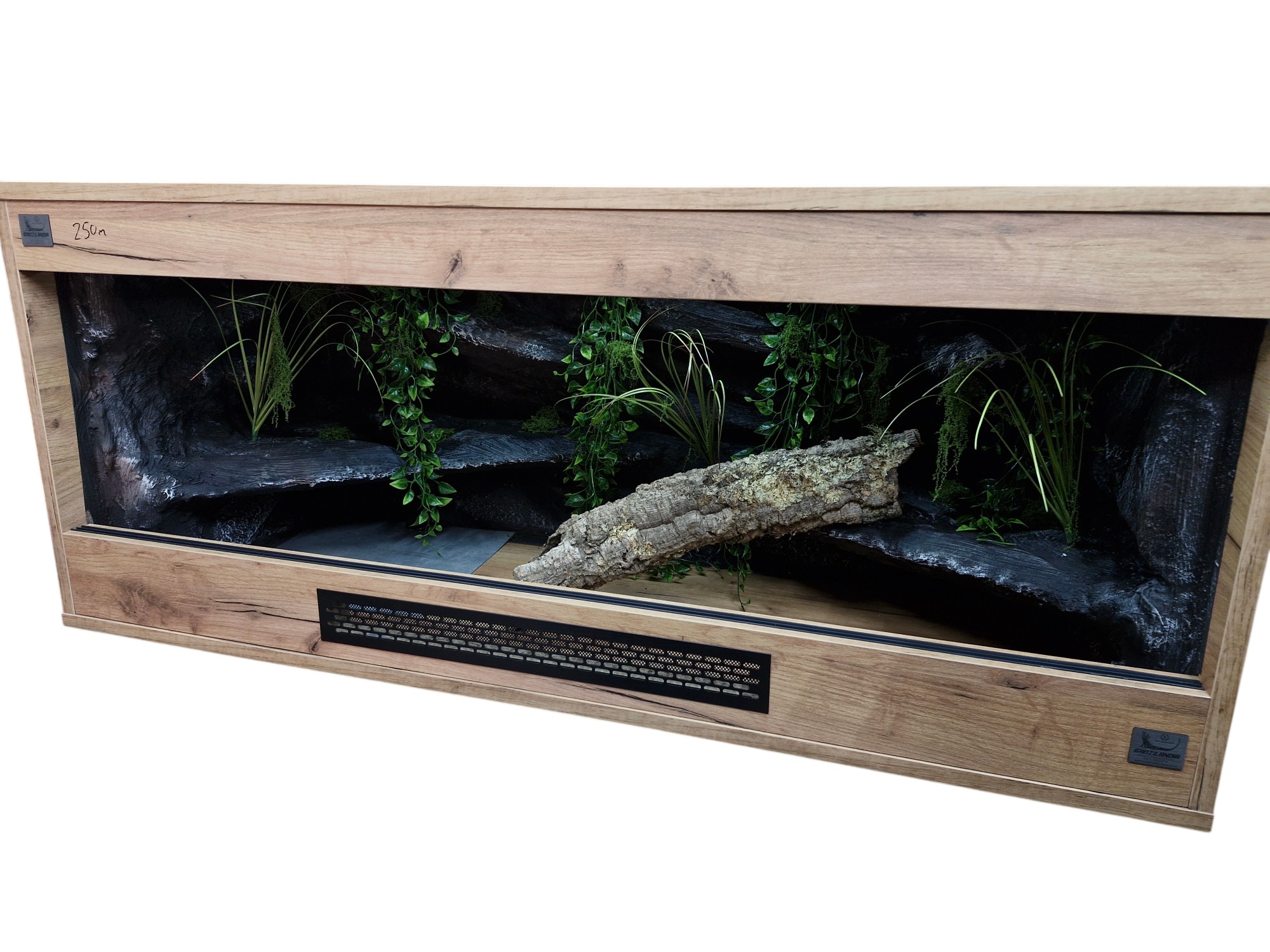 Terrarium 120x50x50 Dąb craft Mata Grzewcza Zestaw WĄŻ - Image 4