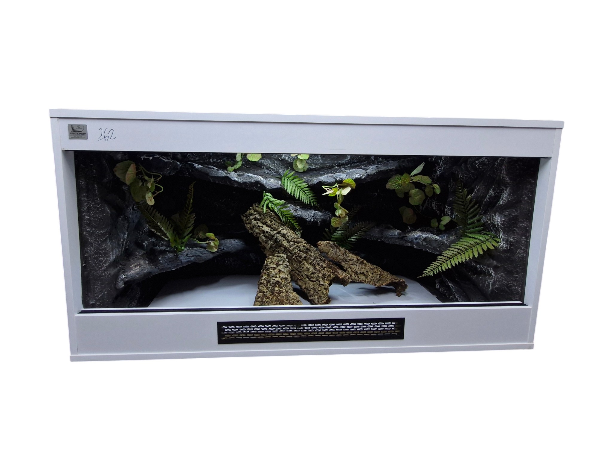 Terrarium 120x60x60 E27 Agama Brodata Płyta Meblowa Białe