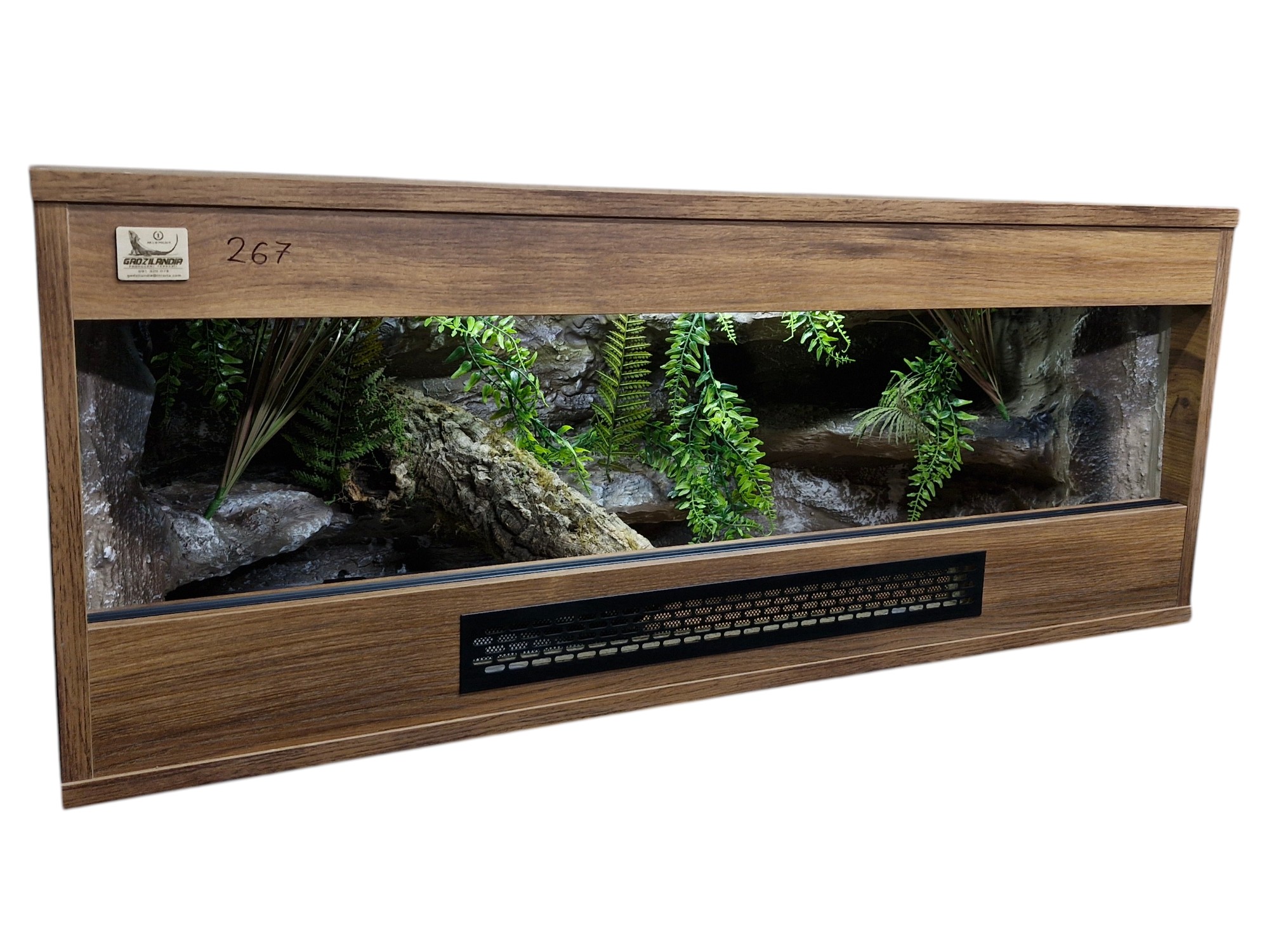 Terrarium 100x40x40 Mata Grzewcza Płyta Meblowa Gekon Wąż Agama - obrazek 4