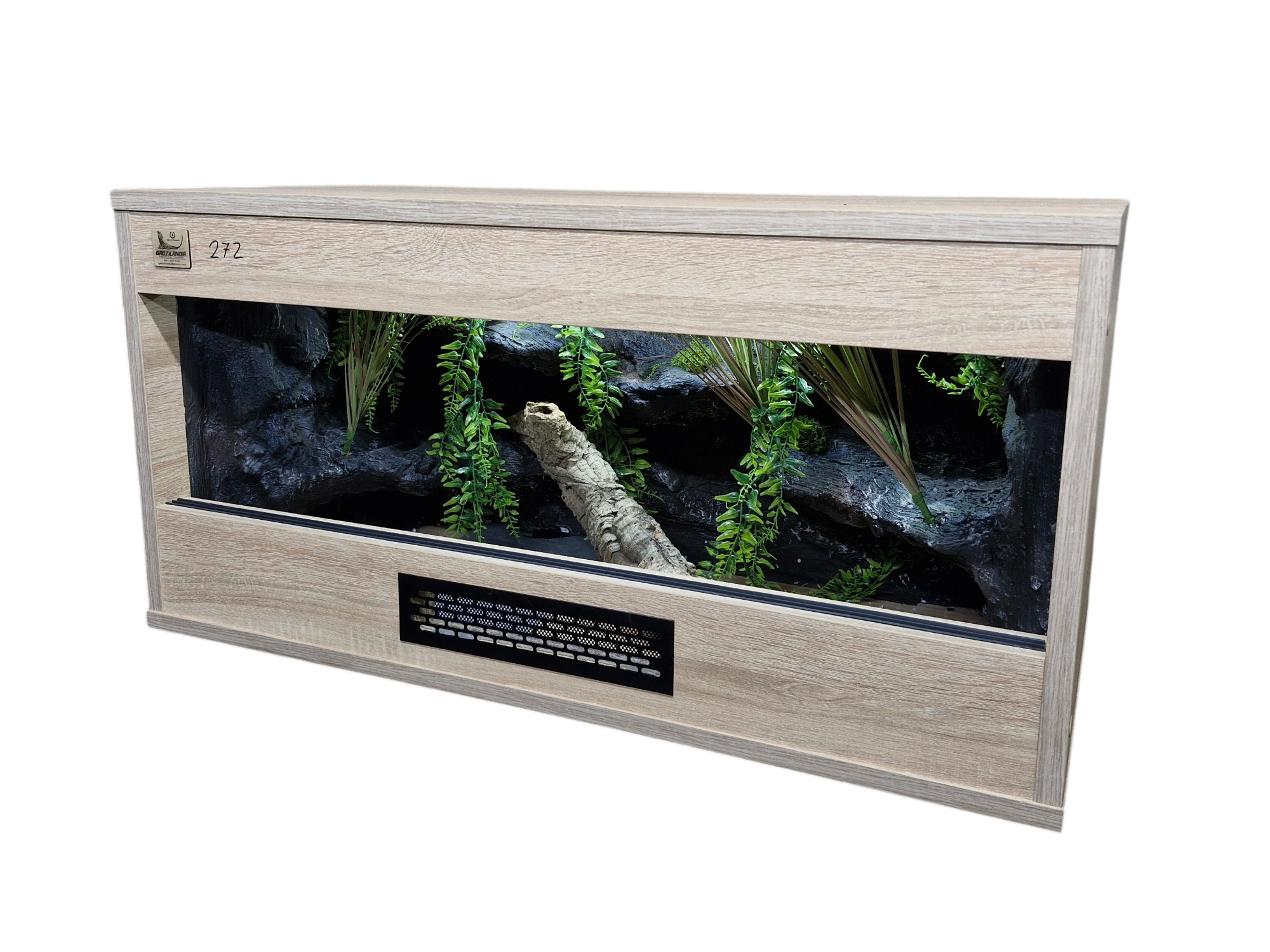 Terrarium 80x40x40 Mata Grzewcza/Led Płyta Meblowa Wystrój - obrazek 2