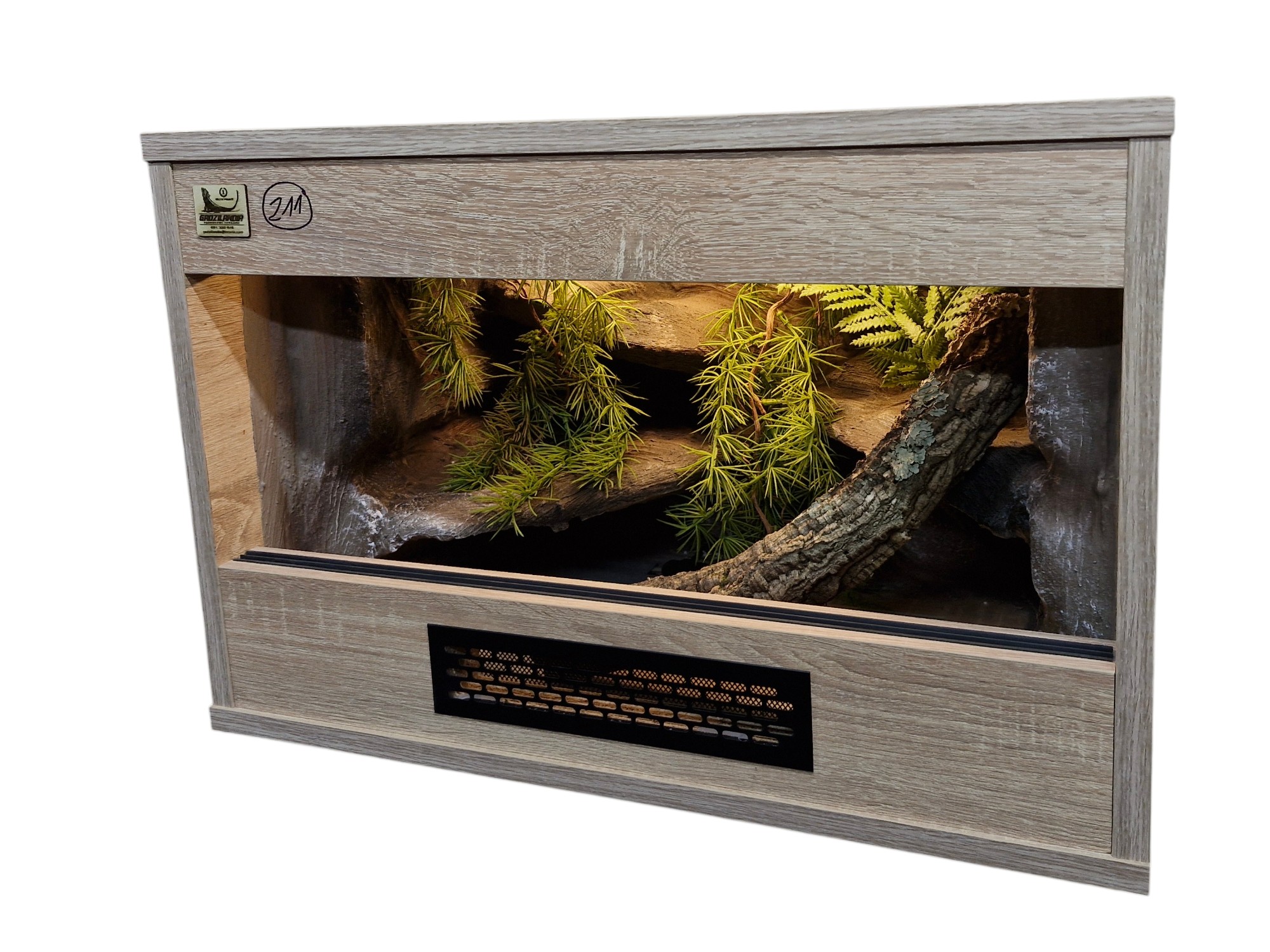 Terrarium 60x40x40 Gekon/Wąż Mata Grzewcza Wystój GadziLandia Płyta Meblowa - obrazek 2