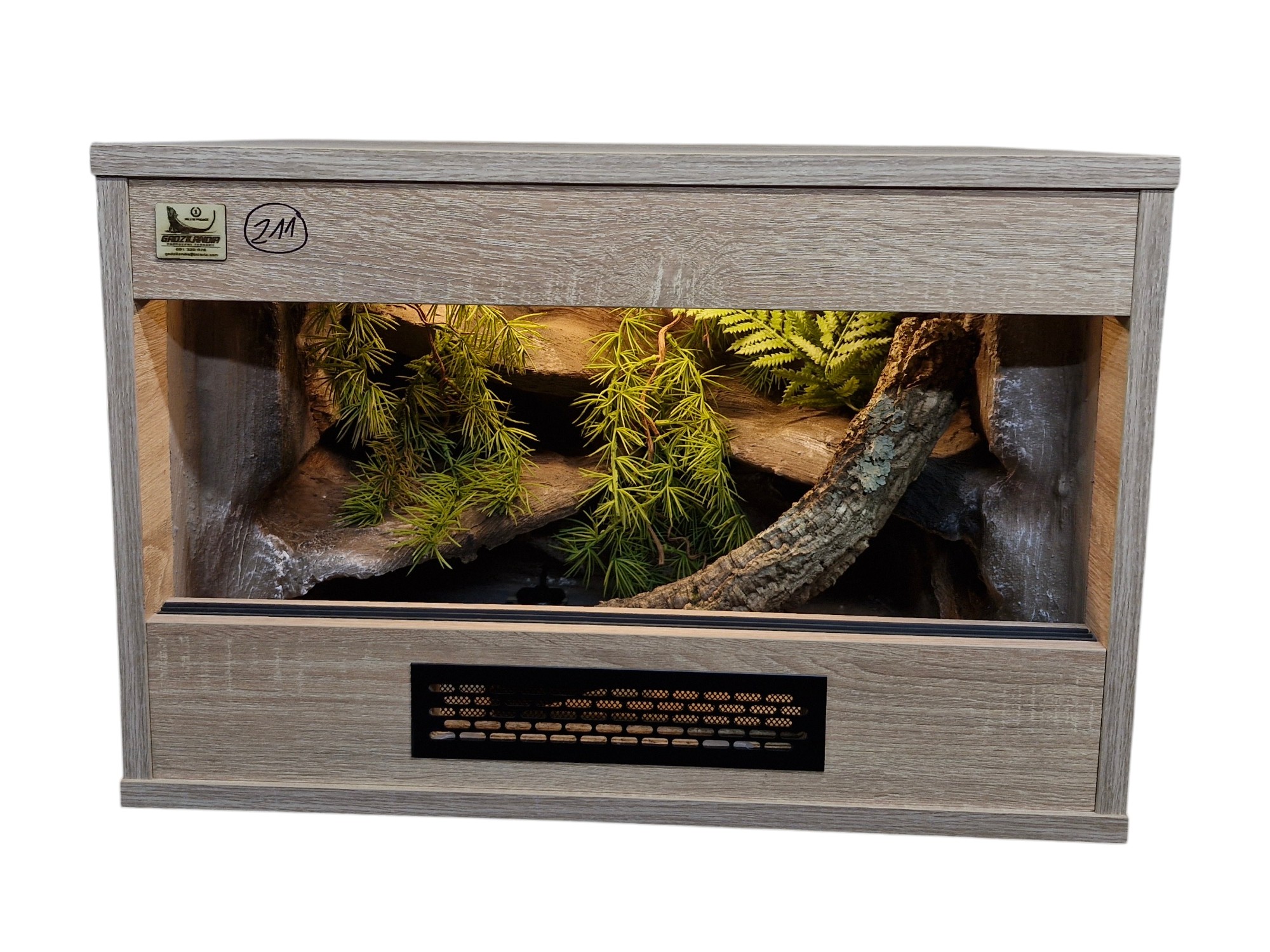 Terrarium 60x40x40 Gekon/Wąż Mata Grzewcza Wystój GadziLandia Płyta Meblowa - obrazek 3