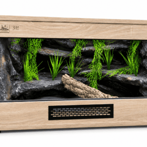 Terrarium 80x50x50 Płyta meblowa i mata grzewcza dąb sonoma