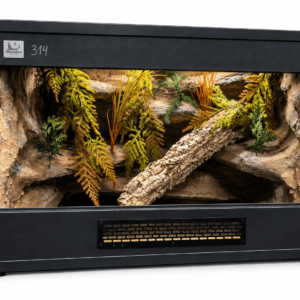 Terrarium 80x50x50 Płyta meblowa i mata grzewcza czarne czarny