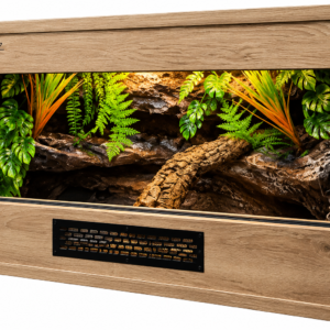 Terrarium 80x40x40  Mata Grzewcza/Led Płyta Meblowa Wystrój
