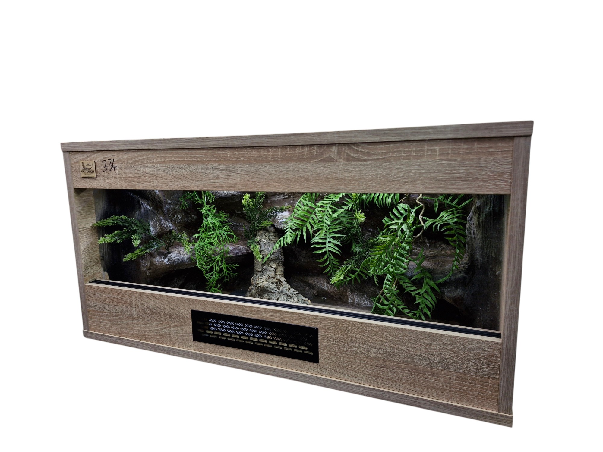 Terrarium 80x40x40 Mata Grzewcza/Led Płyta Meblowa Wystrój - obrazek 6