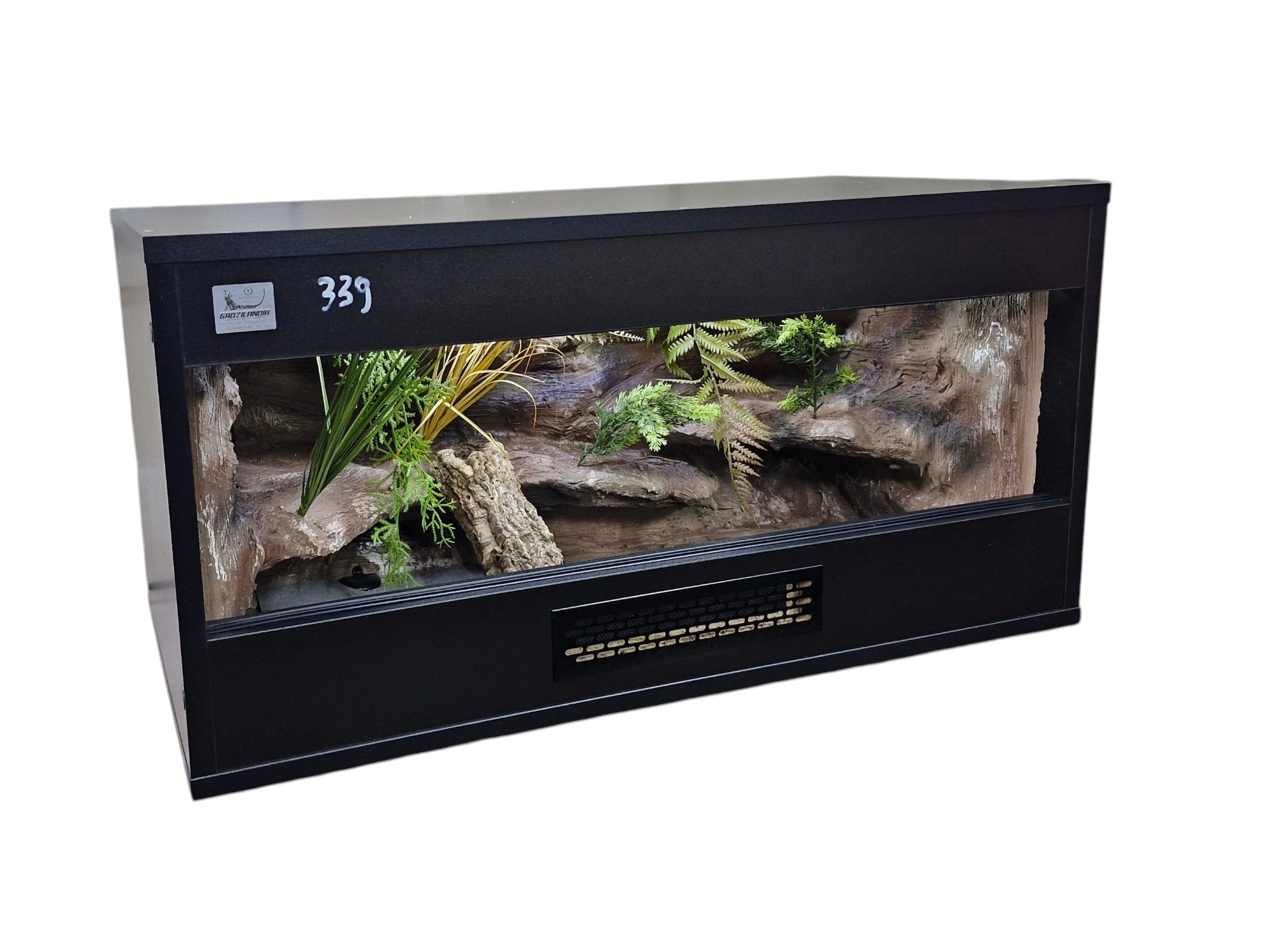 Terrarium 80x40x40 Mata Grzewcza/Led Płyta Meblowa Wystrój - obrazek 7