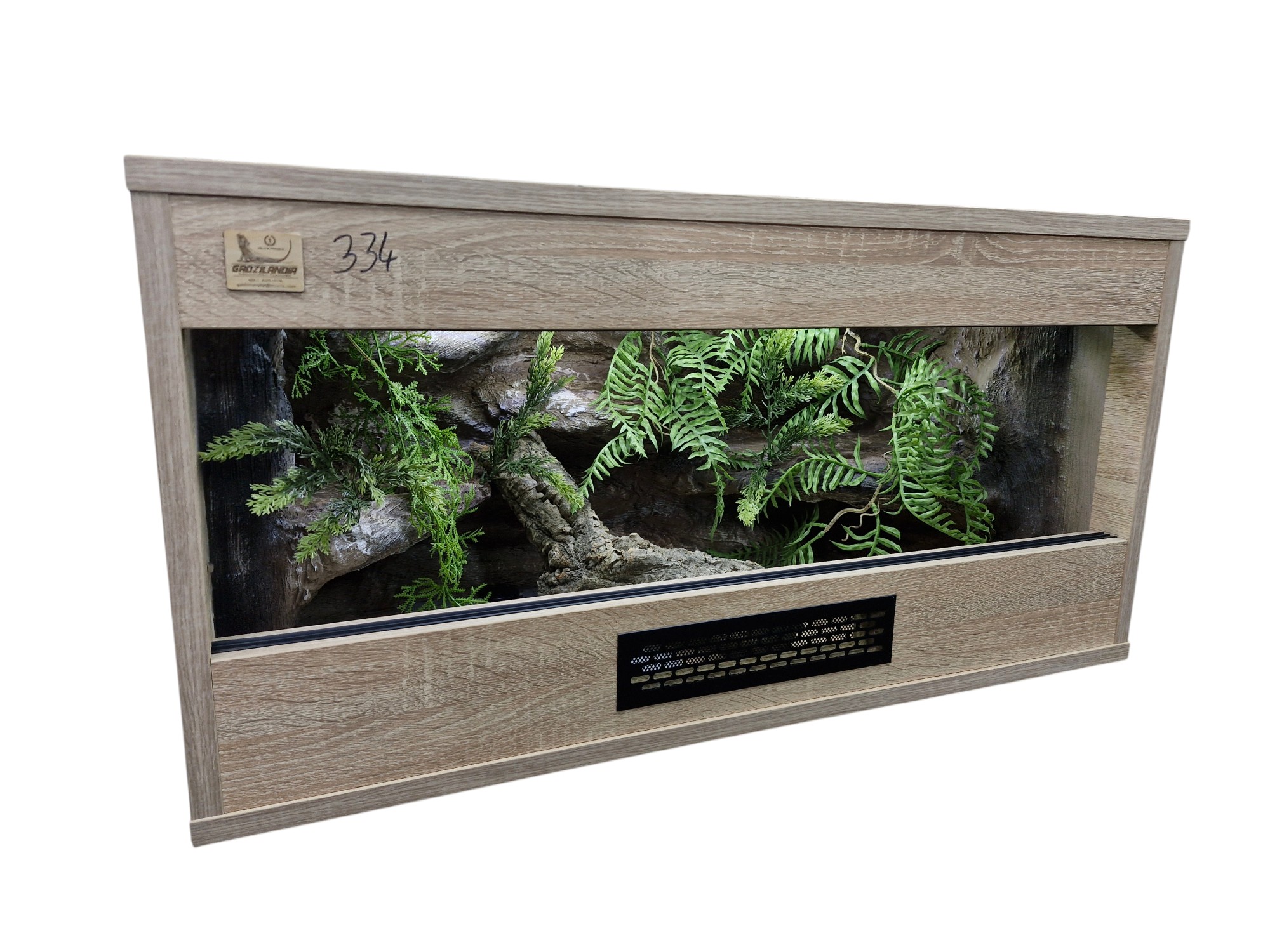 Terrarium 80x40x40 Mata Grzewcza/Led Płyta Meblowa Wystrój - obrazek 7
